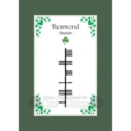 Desmond (Modern) - Ogham First Name