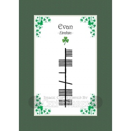 Evan - Ogham First Name