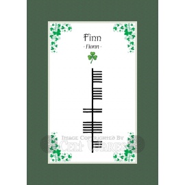 Finn - Ogham First Name
