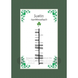 Justin - Ogham First Name
