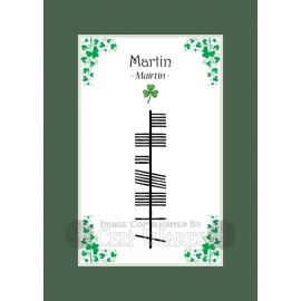 Martin - Ogham First Name