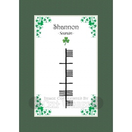 Shannon (Boy) - Ogham First Name