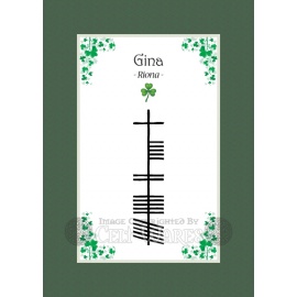 Gina - Ogham First Name