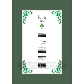 Julia - Ogham First Name