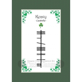 Keavy - Ogham First Name