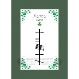 Martha - Ogham First Name