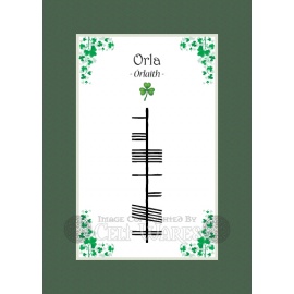 Orla - Ogham First Name