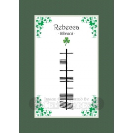 Rebecca - Ogham First Name