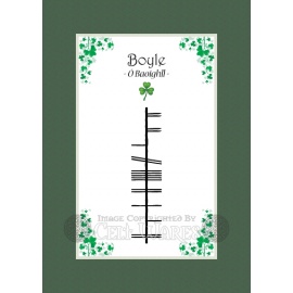 Boyle - Ogham Last Name