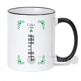 Colfer (Surname) - Ogham Mug