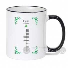 Flynn (Surname) - Ogham Mug