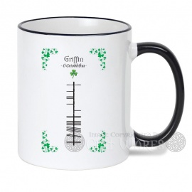 Griffin (Surname) - Ogham Mug