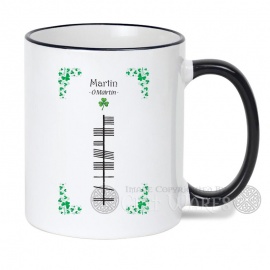 Martin (Surname) - Ogham Mug