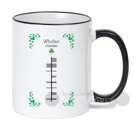 Whelan (Surname) - Ogham Mug