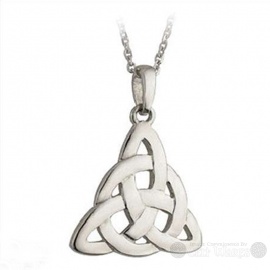 Steel Eternity Trinity Pendant