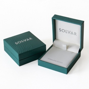 Offset Tree of Life Trinity Connemara Marble Earrings Box