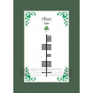Alan - Ogham First Name