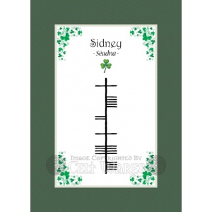 Sidney - Ogham First Name