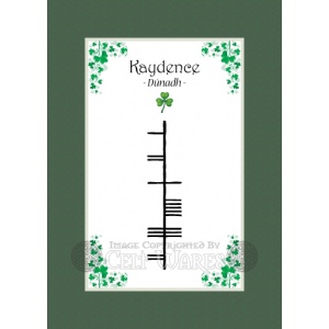Kaydence - Ogham First Name