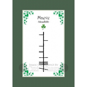 Maeve - Ogham First Name