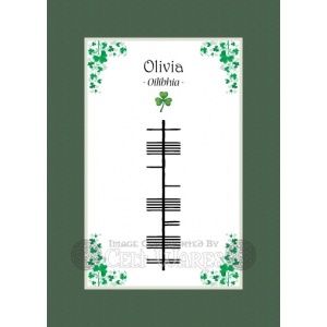 Olivia - Ogham First Name
