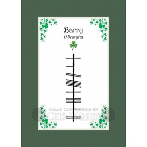 Barry - Ogham Last Name