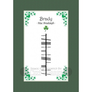 Brady - Ogham Last Name