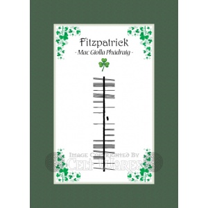 Fitzpatrick - Ogham Last Name