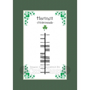 Hartnett - Ogham Last Name