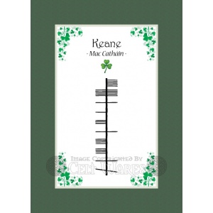 Keane - Ogham Last Name