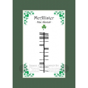 McAllister - Ogham Last Name