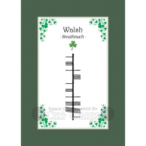 Walsh - Ogham Last Name
