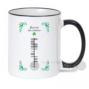 Burns (Surname) - Ogham Mug