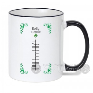Kelly (Surname) - Ogham Mug