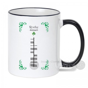 Roche (Surname) - Ogham Mug