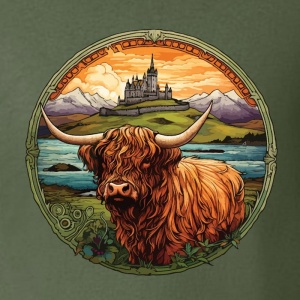 Highland Cow - Sage Green T-Shirt