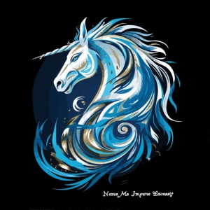 Scottish Unicorn - Nemo Me Impune Lacessit - Black T-Shirt