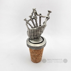 Bagpipes Bottle Stopper
