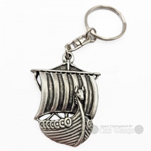 Viking Ship Keyring